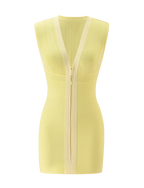 EMBER MINI BANDAGE YELLOW DRESS