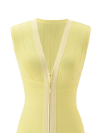 EMBER MINI BANDAGE YELLOW DRESS